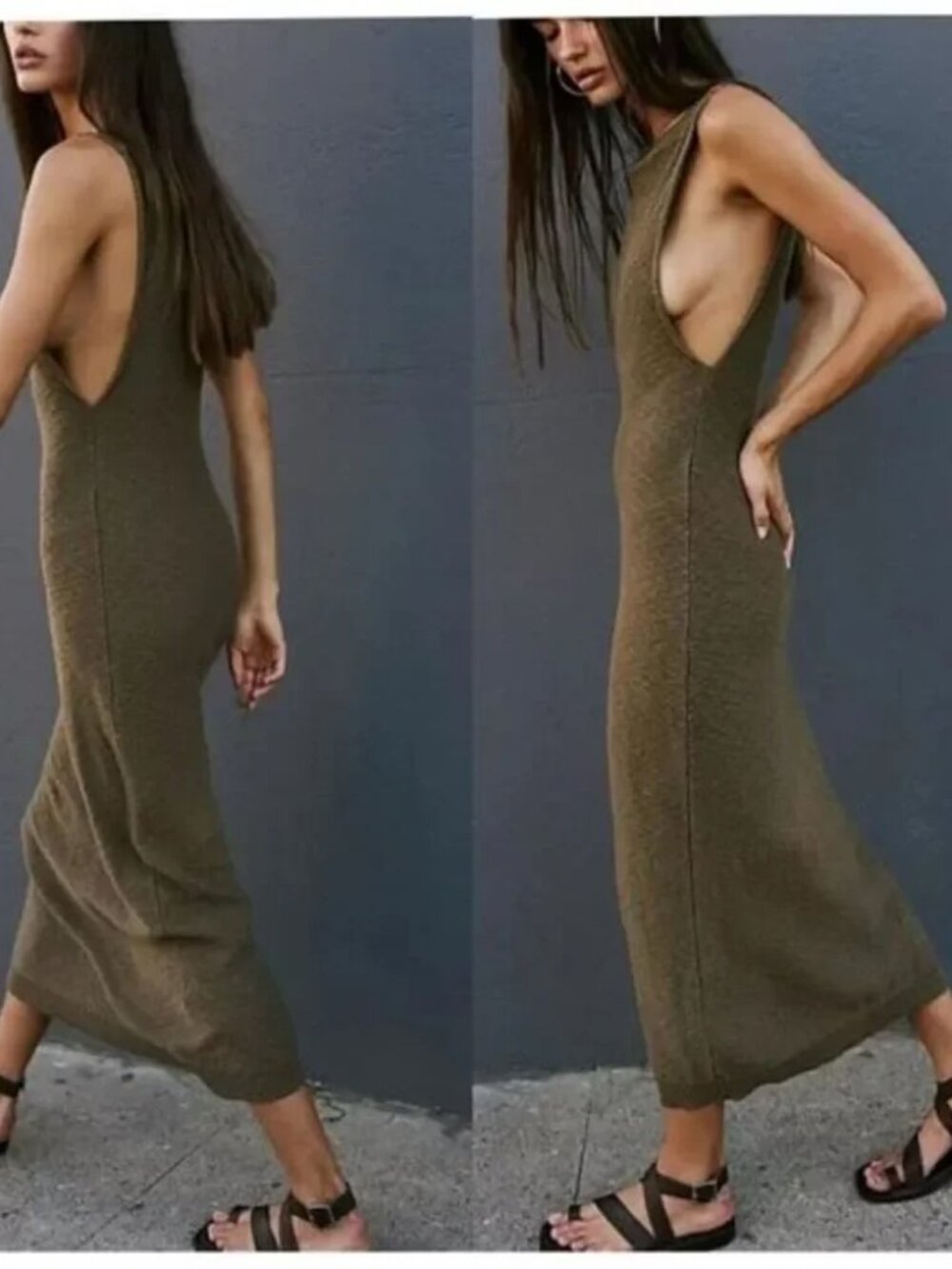 Free People Brenna Sweater Maxi Dress
